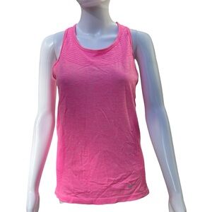 Nike Women’s Pink Dri-Fit Running Racerback Tank Size Medium EUC